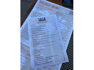 1212 Santa Monica menu photo