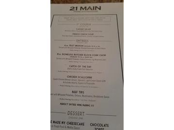 21 Main At North Beach menu photo