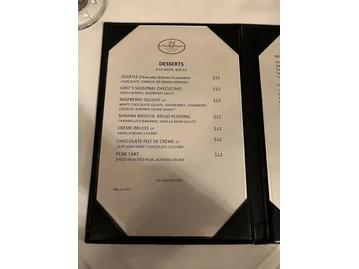 21 Oceanfront menu photo