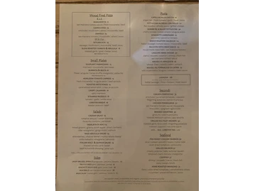 264 Fresco menu photo