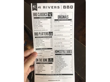 4 Rivers Smokehouse menu photo