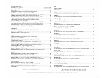 400 Gradi Dallas menu photo