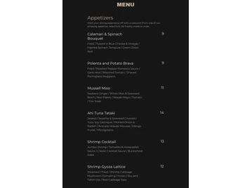 42nd Street Bar and Grill menu photo