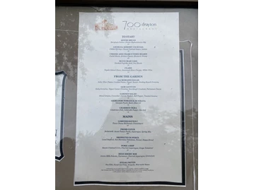 700 Drayton Restaurant menu photo