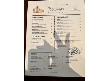 700 Drayton Restaurant menu photo