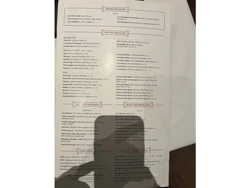 Abe and Louie's menu photo