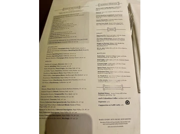 Abe and Louie's menu photo