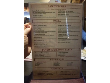 Adriatic Cafe Italian Grill menu photo