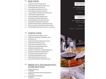 Al Biernat's North menu photo