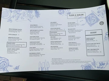 Alden & Harlow menu photo