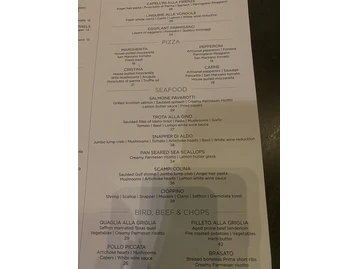 Aldo's Ristorante Italiano menu photo