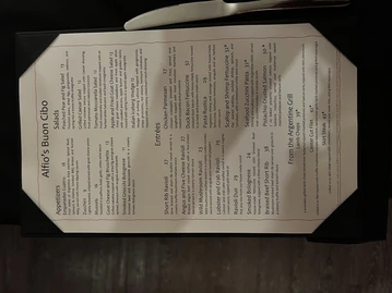 Alfio's Buon Cibo menu photo