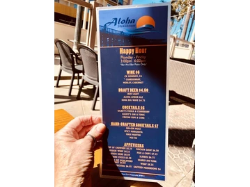 Aloha Steakhouse menu photo