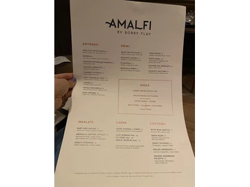 Amalfi by Bobby Flay menu photo