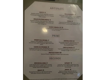 Amalia's Authentic Italian Restaurant menu photo
