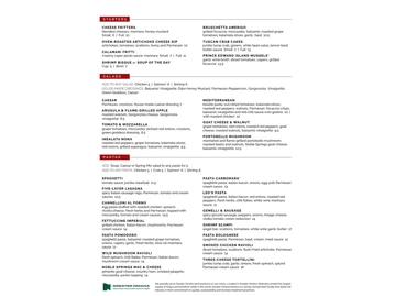 Amerigo Italian Restaurant menu photo