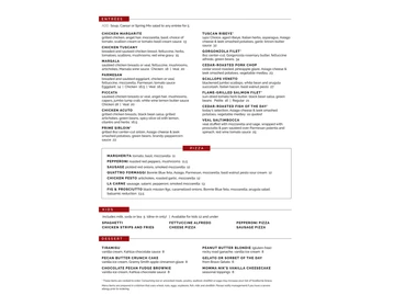 Amerigo Italian Restaurant menu photo