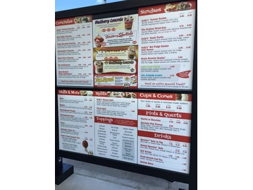 Andy's Frozen Custard menu photo