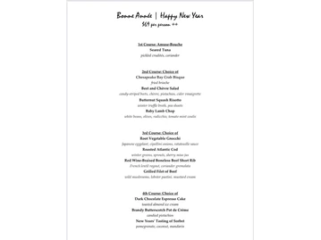 Anis Cafe & Bistro menu photo