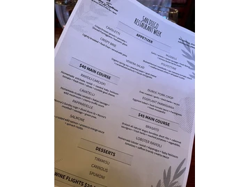 Antica Trattoria menu photo
