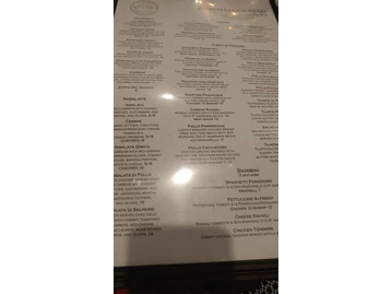 Antico Italian Restaurant menu photo