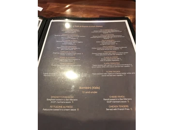 Antico Italian Restaurant menu photo