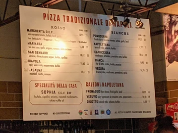 Antico Pizza Napoletana menu photo