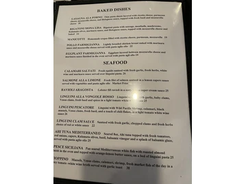 Antonucci's Italian & Seafood Restaurant menu photo