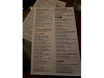 Aqua Pazzo menu photo