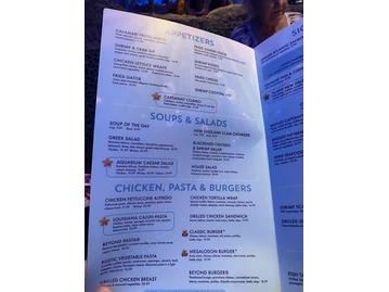 Aquarium Restaurant menu photo