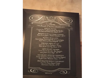 Aquitaine menu photo
