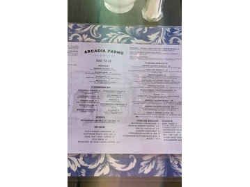Arcadia Farms Cafe menu photo