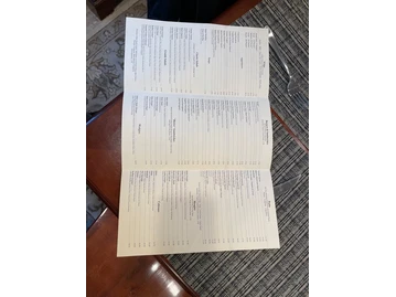 Armstrong's menu photo
