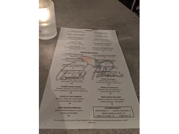 Arnold Palmer's Restaurant menu photo