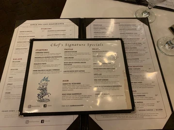 Asti Ristorante menu photo