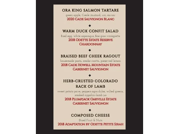 Atchafalaya menu photo
