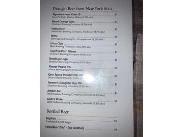 Athos Restaurant menu photo
