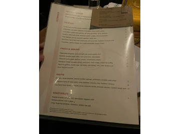 Aurora menu photo