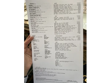 Bacari W. 3rd menu photo