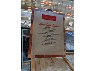 Bacchanal Buffet menu photo