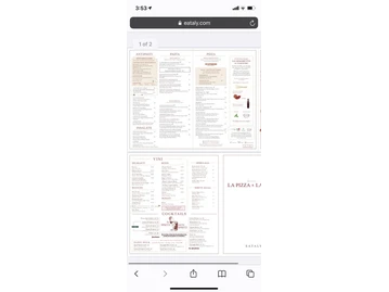 Bacchanal Buffet menu photo