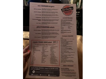 Bad Daddy's Burger Bar menu photo
