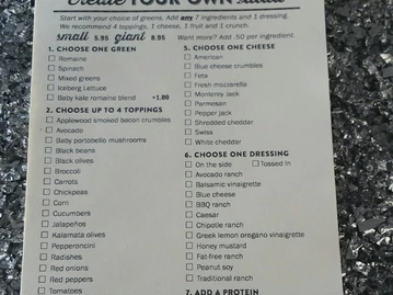 Bad Daddy's Burger Bar menu photo