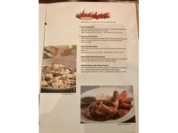 Bahama Breeze menu photo