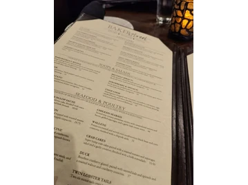Baker Street Steakhouse menu photo