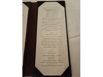Baltaire Restaurant menu photo