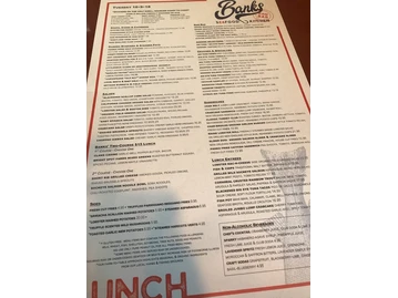 Banks' Seafood Kitchen and Raw Bar menu photo