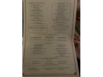 Bardot Brasserie menu photo