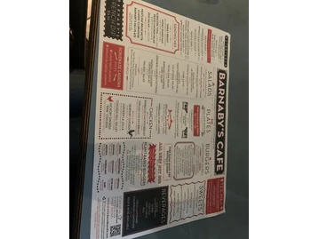 Barnaby's Cafe menu photo