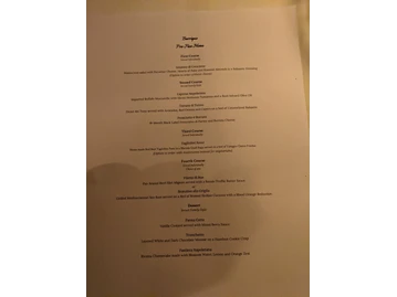 Barrique Venice menu photo